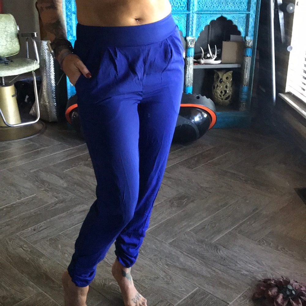 Blue pants